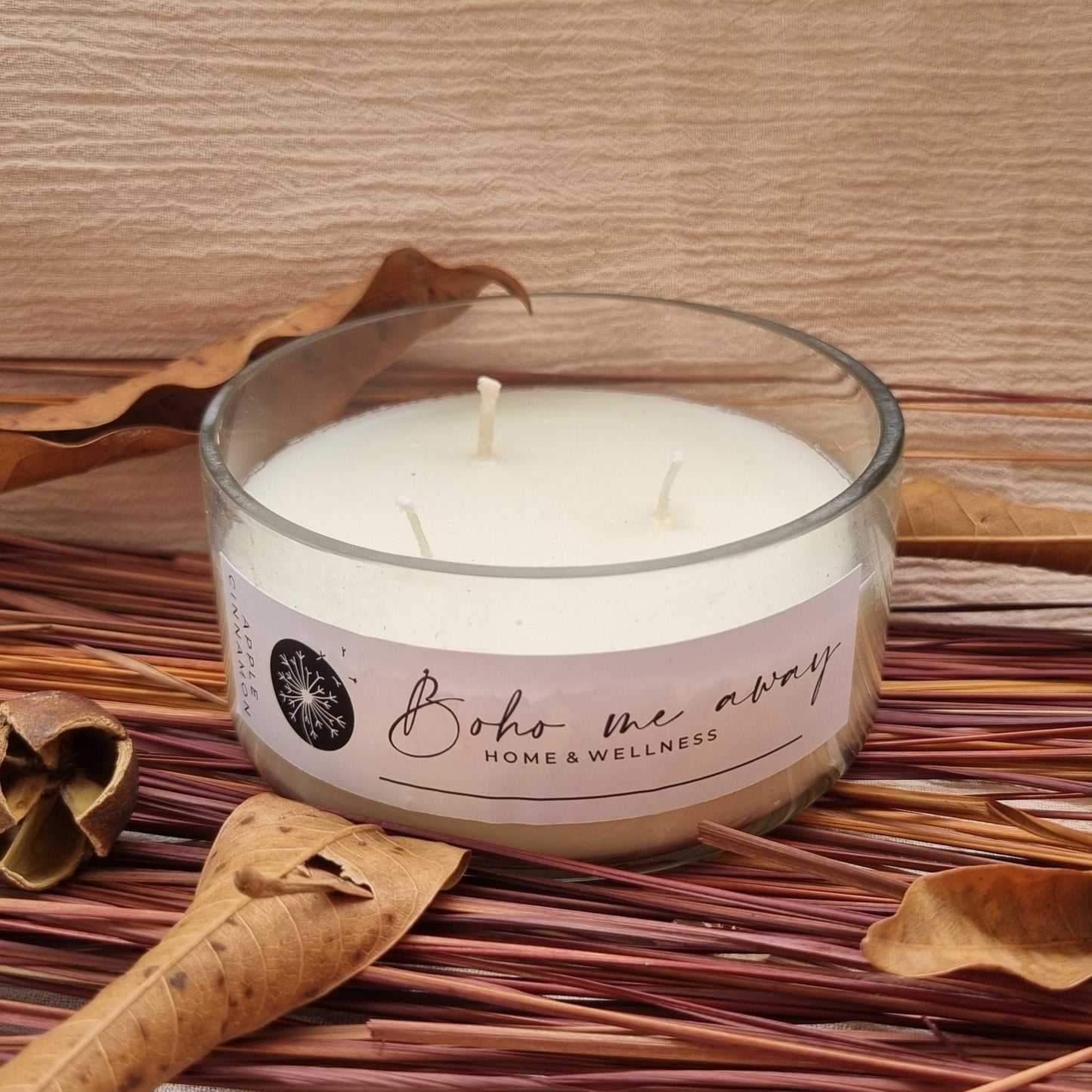 Apple cinnamon bowl candle