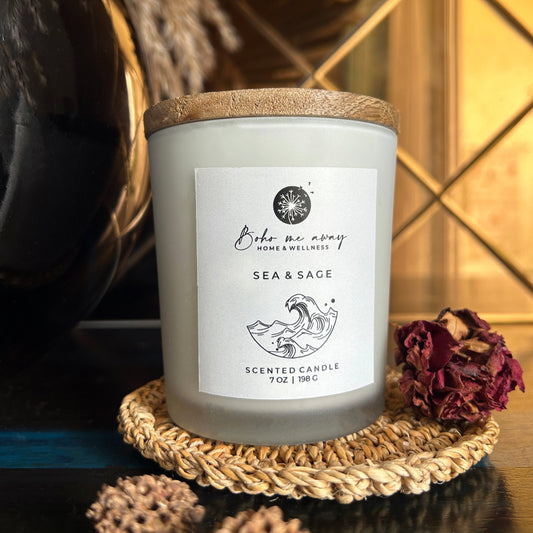 Sea and Sage Scented Candle